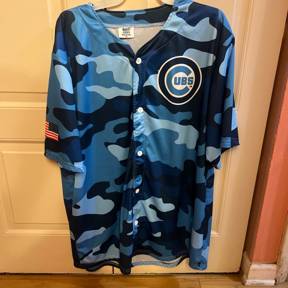 Chicago Cubs Major League Baseball Comouflage Bellinger’s #24 Jersey